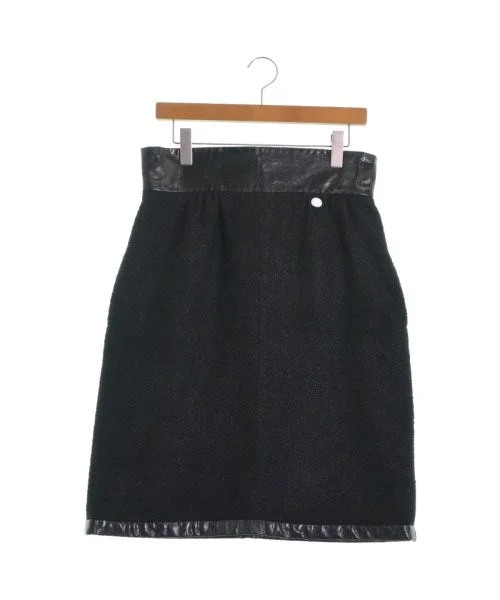 CHANEL Knee length skirts cashmere skirt fine