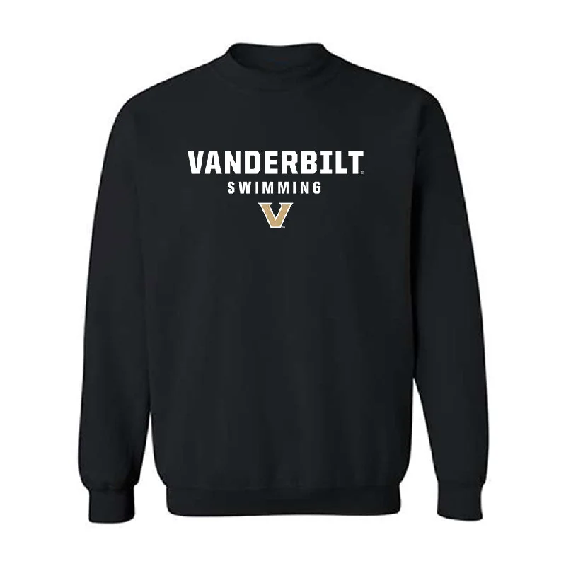 Vanderbilt - NCAA Women's Swimming & Diving : Ella Platek - Crewneck Sweatshirt Classic Shersey Hoodie with Raglan Sleeves Sporty Comfortable