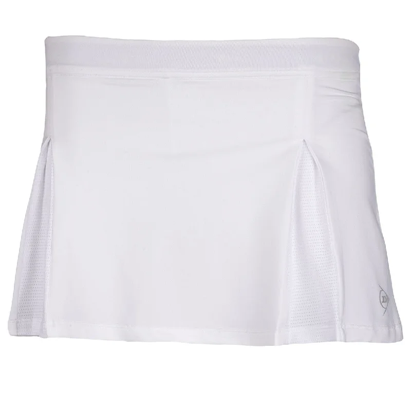 Dunlop Women's Club Skirt White silk skirt lustrous