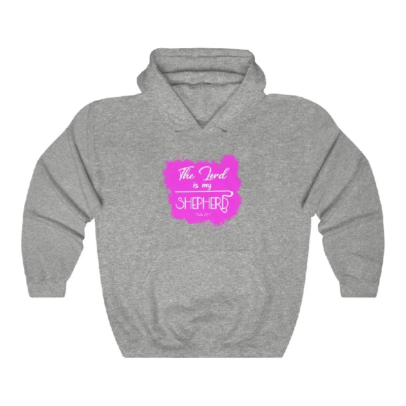 The Lord is My Shepherd Women Unisex Heavy Blend™ Hooded Sweatshirt Hoodie with Patch Decorative Personalized