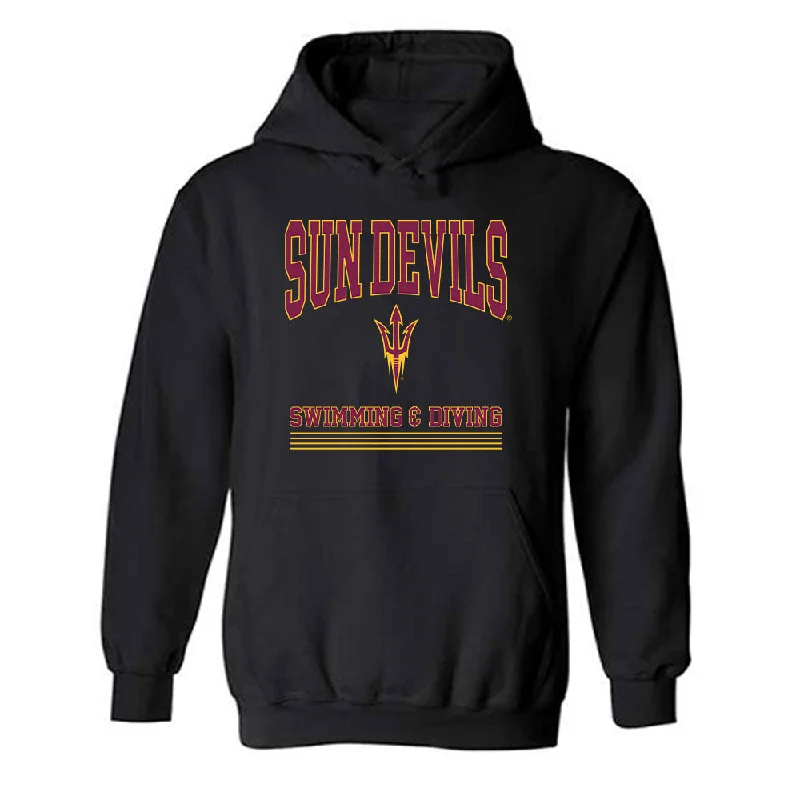 Arizona State - NCAA Women's Swimming & Diving : Miriam Sheehan - Classic Fashion Shersey Hooded Sweatshirt Hoodie Dress Longline Feminine