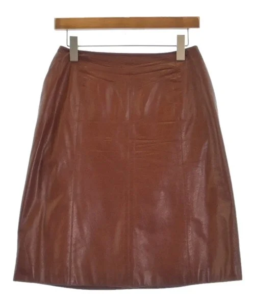 CHANEL Knee length skirts zip skirt side