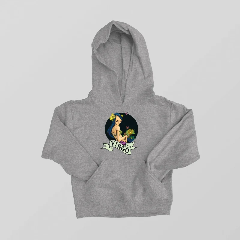 VIRGO BY SAM FLORES YOUTH HOODIE Hoodie with Distressed Vintage Worn