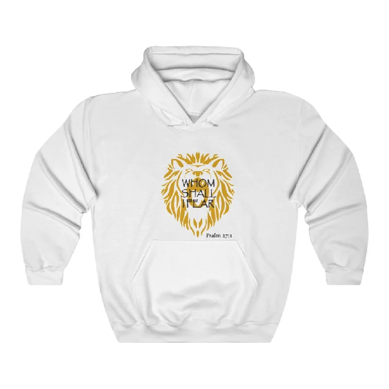 Whom Shall I Fear Women’s Unisex Heavy Blend™ Hooded Sweatshirt Hoodie with Ribbed Neckline Snug Warm Whom Shall I Fear Women’s Unisex Heavy Blend™ Hooded Sweatshirt Hoodie with Ribbed Neckline Snug Warm