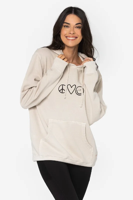 3 Symbol Boyfriend Hoodie Hoodie with Reflective Safety Nightwear