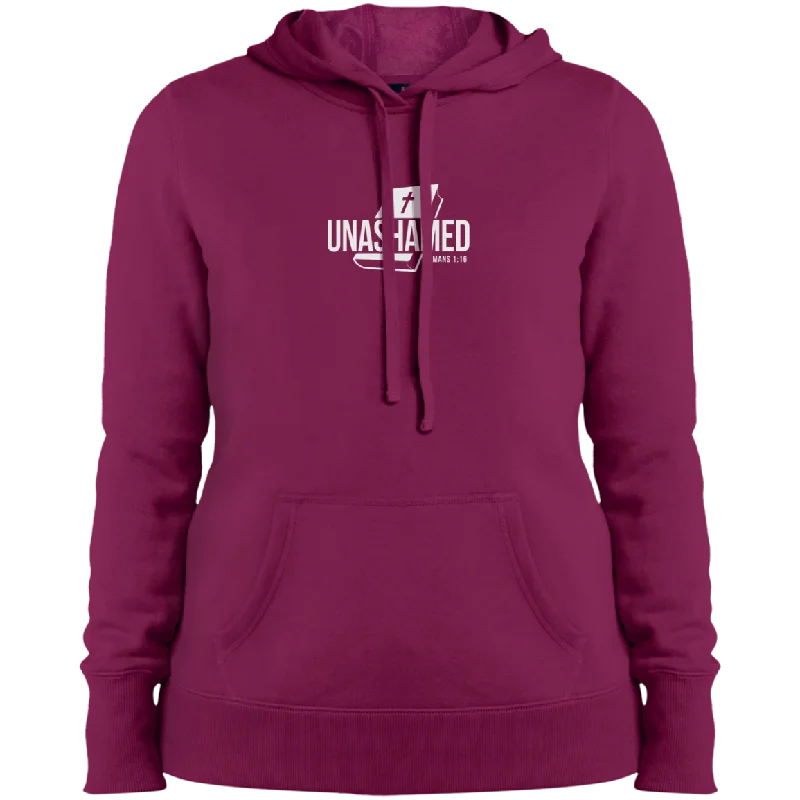 Unashamed Ladies Hooded Sweatshirt Hoodie with Hem Fringe Bohemian Relaxed
