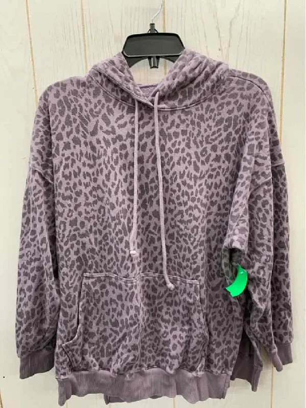 American Eagle Purple Womens Size XS Sweatshirt Hoodie with Oversized Fit Loose Comfortable