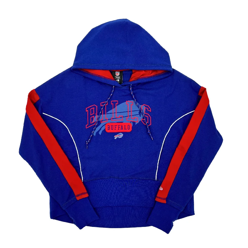 Women's New Era Buffalo Bills Royal Activewear Pullover Hoodie Hoodie with Bell Sleeves Flared Feminine Women's New Era Buffalo Bills Royal Activewear Pullover Hoodie Hoodie with Bell Sleeves Flared Feminine