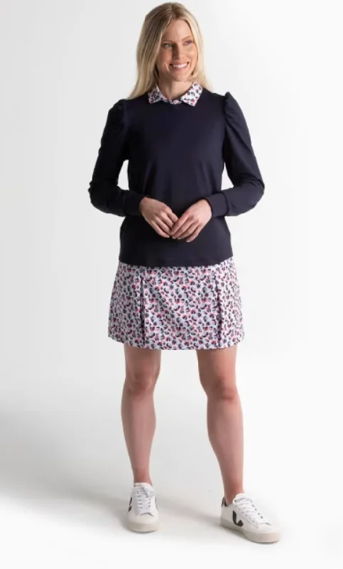 Fairway & Greene: Women's Betty Sweatshirt Hoodie with Stripes Bold Sporty