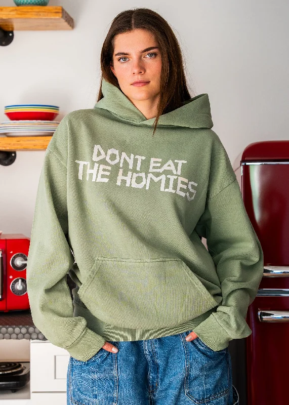 Tape Hoodie Hoodie with Slit Hem Functional Movement