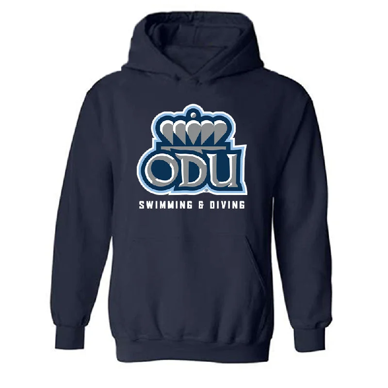 Old Dominion - NCAA Women's Swimming & Diving : Jadyn Whitt - Classic Shersey Hooded Sweatshirt Hoodie with Side Slits Relaxed Casual