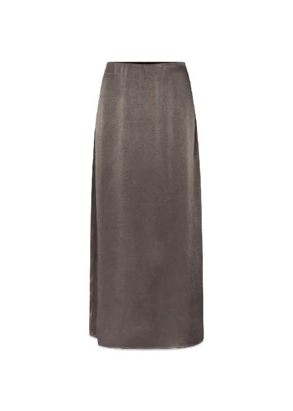 KindleMD skirt - Warm Gray a-line skirt cut