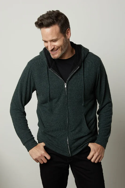 SALVADORE SHERPA LINED HOODIE Hoodie with Illustration Artistic Creative