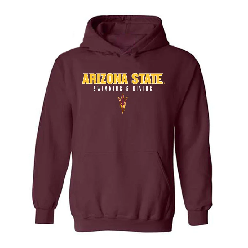 Arizona State - NCAA Women's Swimming & Diving : Miriam Sheehan - Classic Shersey Hooded Sweatshirt Cotton Hoodie Fleece Lining Warmth