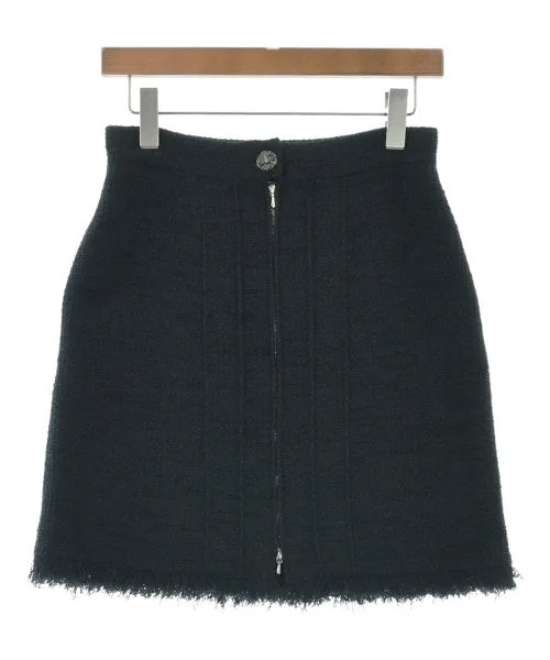 CHANEL Knee length skirts belted skirt waist