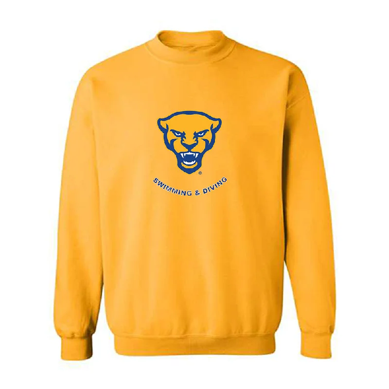 Pittsburgh - NCAA Women's Swimming & Diving : Jocelyn Brooks - Classic Shersey Crewneck Sweatshirt Hoodie with Half-Zip Sporty Casual