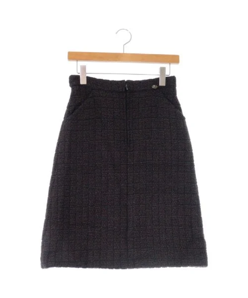 CHANEL Knee length skirts denim skirt classic