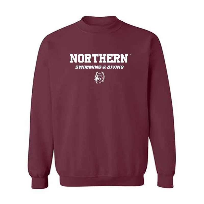 NSU - NCAA Women's Swimming & Diving : Jacie-Aspen Flockhart - Crewneck Sweatshirt Classic Shersey Hoodie with Camouflage Military Edgy NSU - NCAA Women's Swimming & Diving : Jacie-Aspen Flockhart - Crewneck Sweatshirt Classic Shersey Hoodie with Camouflage Military Edgy