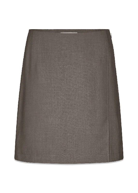 GaleMD 2 skirt - Warm Gray pencil skirt chic