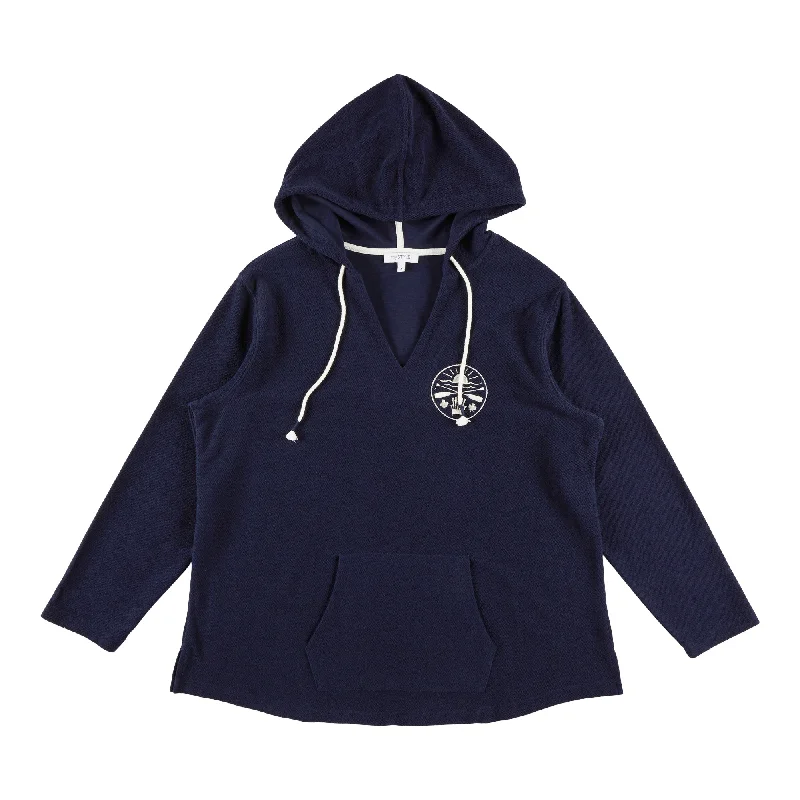 mySTYLE Women's Plus Drawstring Striped Hoodie Hoodie with Cropped Fit Short Trendy