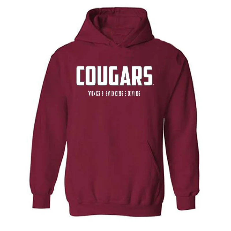 WSU - NCAA Women's Swimming & Diving : Jena Kistler - Classic Fashion Shersey Hooded Sweatshirt Hoodie with Monochrome Minimalist Simple WSU - NCAA Women's Swimming & Diving : Jena Kistler - Classic Fashion Shersey Hooded Sweatshirt Hoodie with Monochrome Minimalist Simple