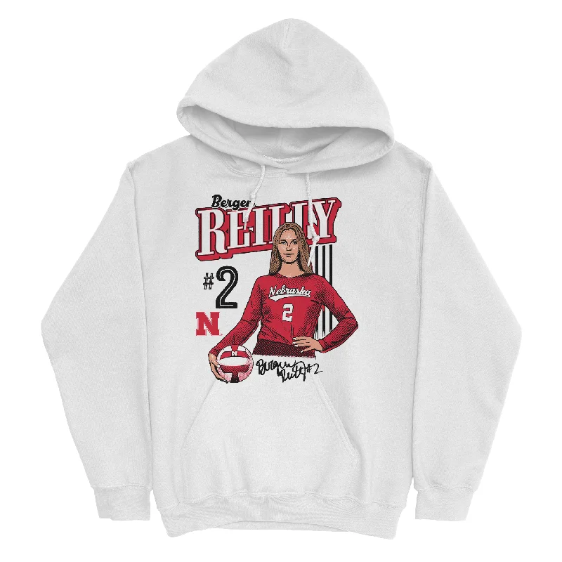 EXCLUSIVE RELEASE: Bergen Reilly Classics White Hoodie Hoodie with Hem Raw Edge Edgy Unfinished EXCLUSIVE RELEASE: Bergen Reilly Classics White Hoodie Hoodie with Hem Raw Edge Edgy Unfinished