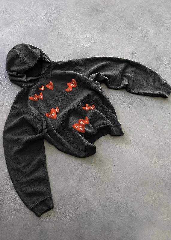DETH is Love Hoodie Hoodie with Back Slit Movement Comfort