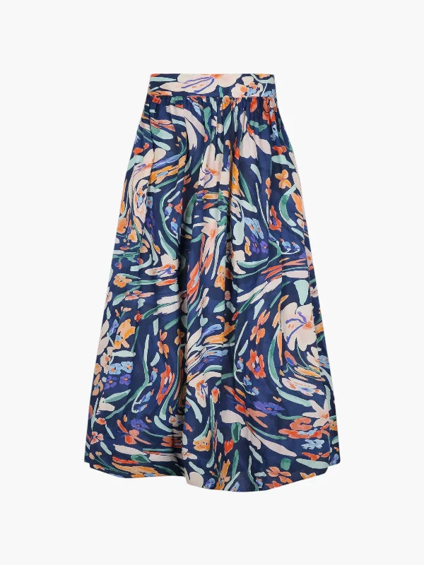 Encantada Skirt | Jaleo Azul silk skirt luxurious