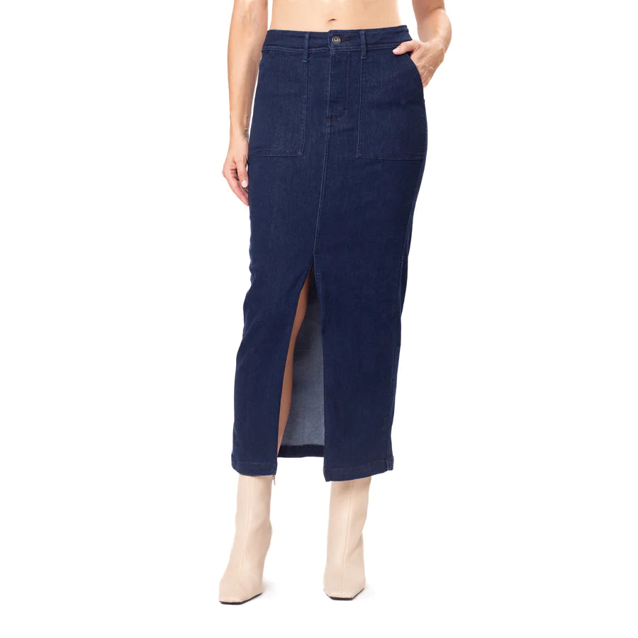 The Editor Skirt modal blend skirt