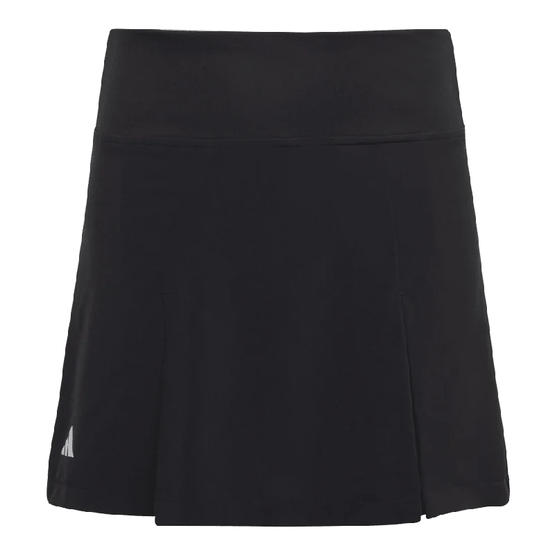 adidas Girl's Club Pleat Skirt (Black) silk skirt elegant