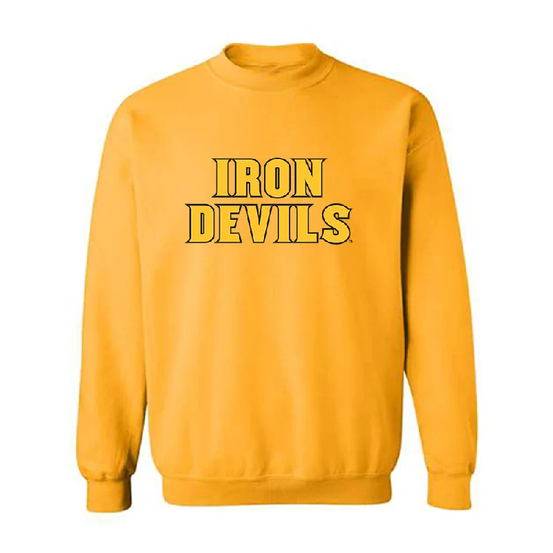 Arizona State - NCAA Women's Swimming & Diving : Miriam Sheehan - Replica Shersey Crewneck Sweatshirt Hoodie with Hem Contrast Bold Stylish