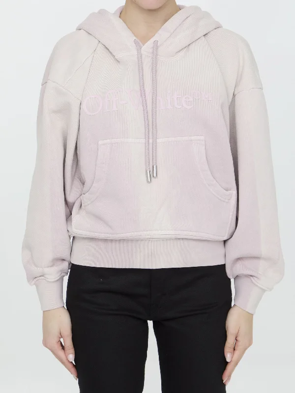 Laundry Over Hoodie Hoodie with Hem Elastic Stretchable Comfortable