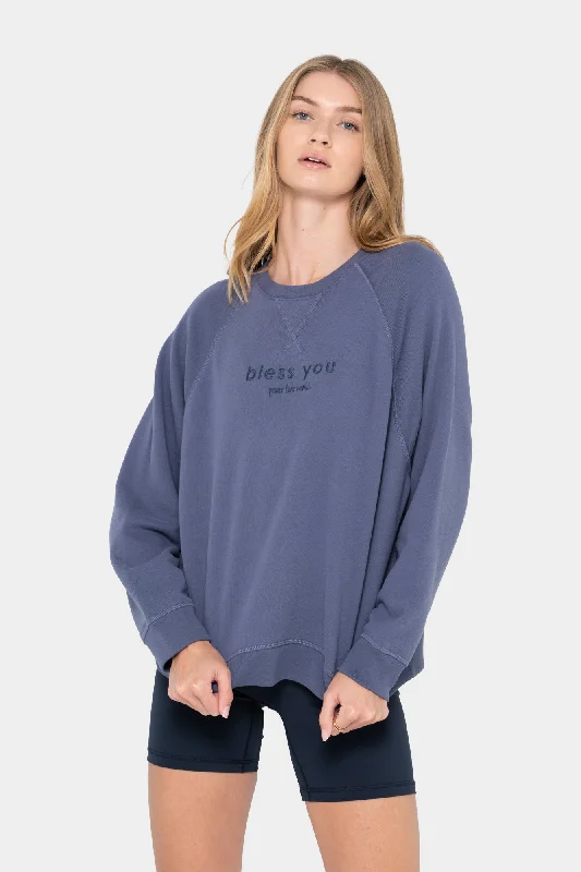 Core Crewneck Sweatshirt Hoodie with Emblem Brand Identity