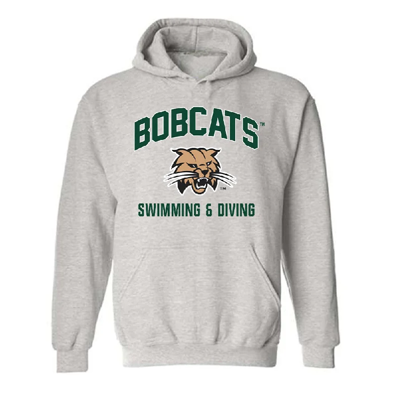 Ohio - NCAA Women's Swimming & Diving : Isabella Arbaugh - Sports Shersey Hooded Sweatshirt Hoodie with Raw Hem Edgy Unfinished Ohio - NCAA Women's Swimming & Diving : Isabella Arbaugh - Sports Shersey Hooded Sweatshirt Hoodie with Raw Hem Edgy Unfinished