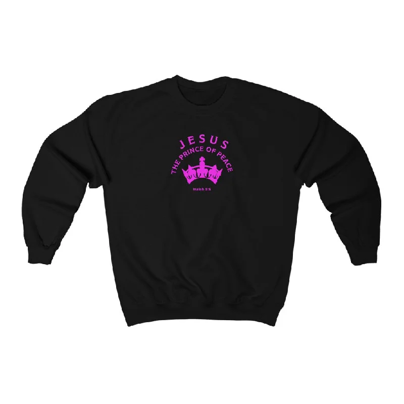 Jesus Prince of Peace Women’s Unisex Heavy Blend™ Crewneck Sweatshirt Hoodie with Elastic Cuffs Stretchable Comfortable Jesus Prince of Peace Women’s Unisex Heavy Blend™ Crewneck Sweatshirt Hoodie with Elastic Cuffs Stretchable Comfortable
