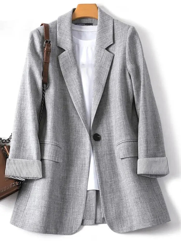 Women Work Blazer Solid Tops Suits Dating Holiday Loose Long Sleeve Outwears Coats Oversized Women's Handmade Blazer Women Work Blazer Solid Tops Suits Dating Holiday Loose Long Sleeve Outwears Coats Oversized Women's Handmade Blazer
