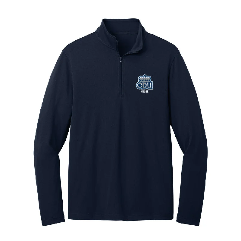Old Dominion - NCAA Women's Rowing : Olivia Kruse - Lightweight Quarter Zip Jacket Bomber Jacket Anorak Windbreaker