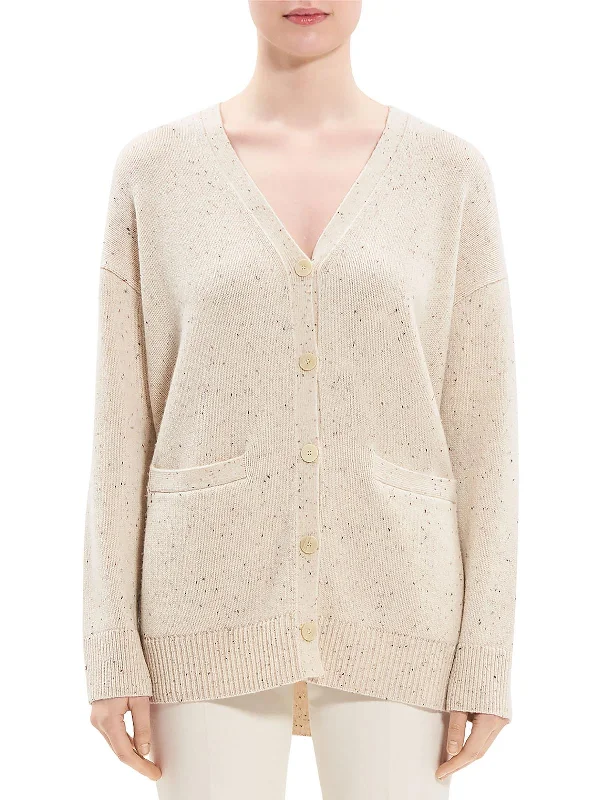 Womens Wool Blend Knit Cardigan Sweater Lightweight Heavyweight Midweight