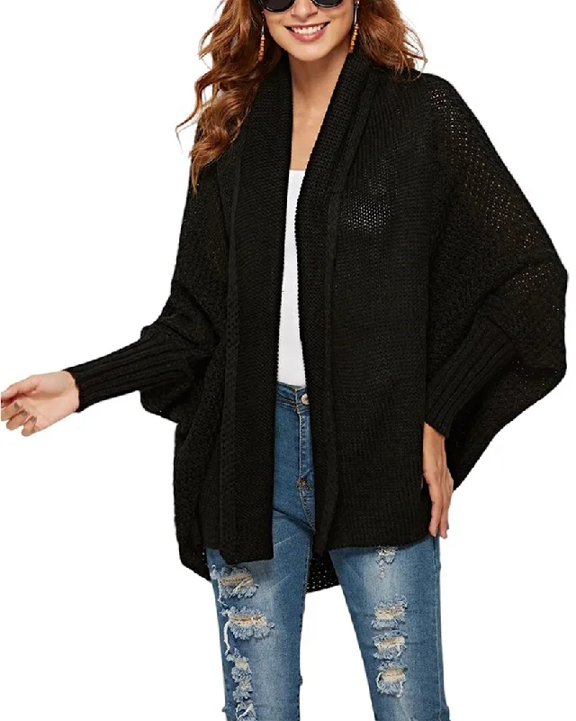 Adele Berto Cardigan Transparent Opaque Sheer