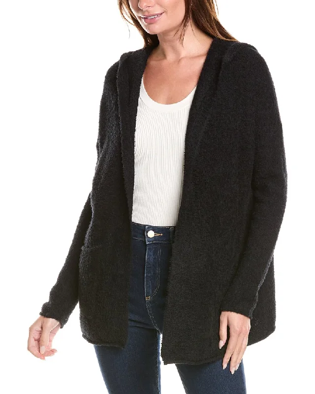 Eileen Fisher Hooded Cardigan Wool Cardigan Cotton Cardigan Cashmere Cardigan