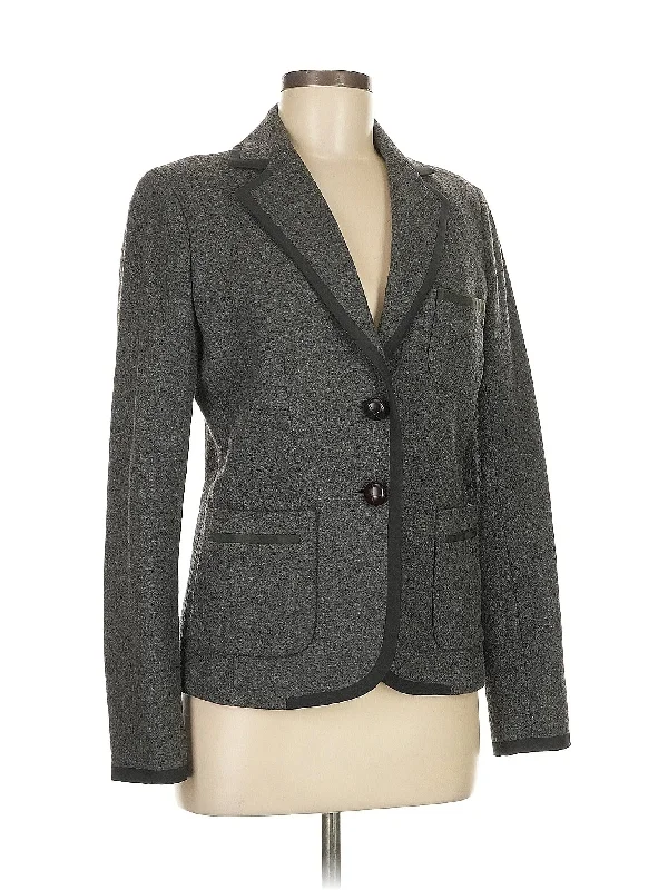 Wool Blazer Women's Plaid Suit