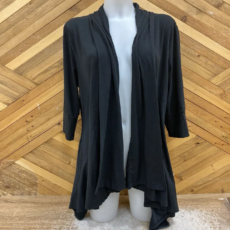 Mountain Hardwear - Women's Cardigan - MSRP comp $80: Black-women-LG Boxy Cardigan Fitted Cardigan A-Line Mountain Hardwear - Women's Cardigan - MSRP comp $80: Black-women-LG Boxy Cardigan Fitted Cardigan A-Line