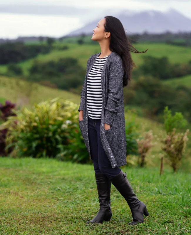 Itch to Stitch Aveiro Cardigan Seamless Knitted Crochet