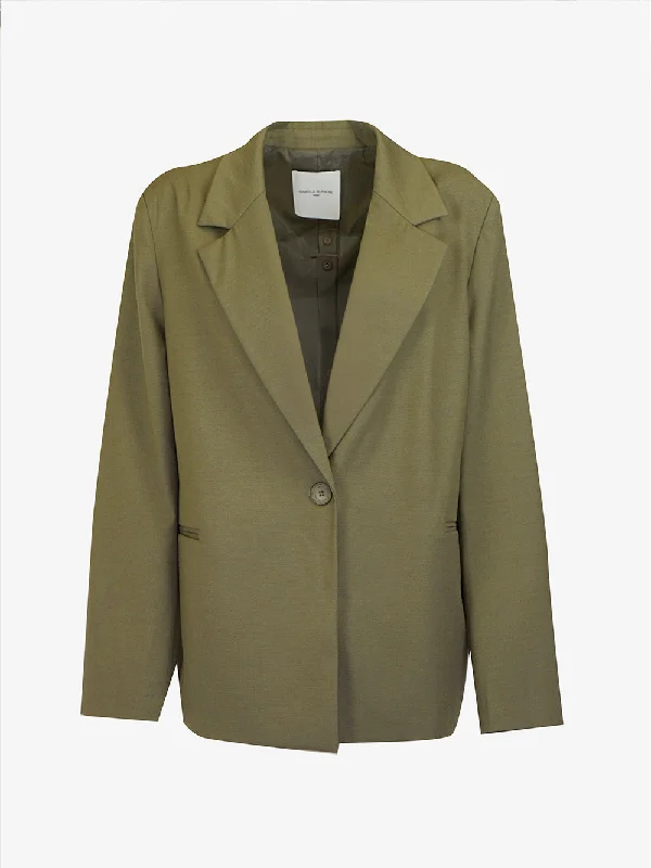 Isabelle blanche - Blazer monopetto over Women's Handmade Blazer