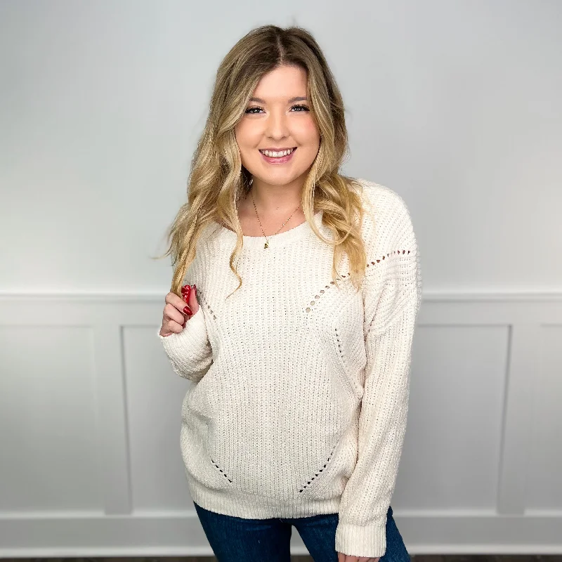 Sew In Love Thinkin' About Me Knit Long Sleeve Cream Sweater Top Wool Sweater Cotton Sweater Cashmere Sweater Sew In Love Thinkin' About Me Knit Long Sleeve Cream Sweater Top Wool Sweater Cotton Sweater Cashmere Sweater