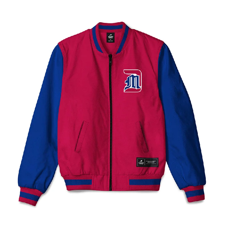 Detroit Mercy - NCAA Women's Track & Field : Gracelyn Peebles - Bomber Jacket Nylon Jacket Polyester Jacket Spandex Jacket Detroit Mercy - NCAA Women's Track & Field : Gracelyn Peebles - Bomber Jacket Nylon Jacket Polyester Jacket Spandex Jacket