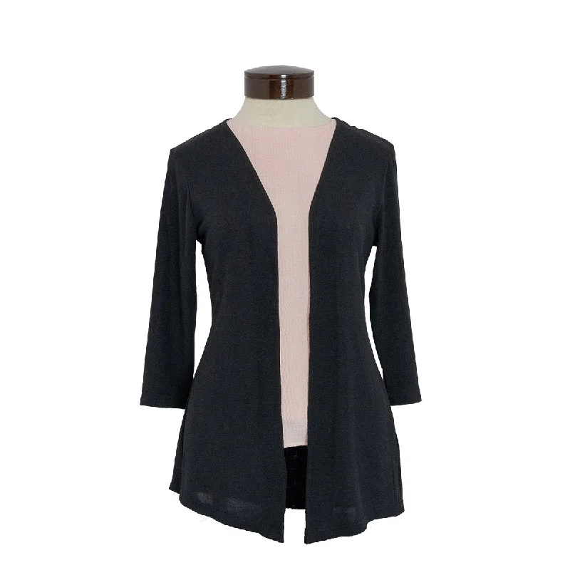 Women's Lightweight Cardigan LA8400 Collared Crew Neck Turtle Neck