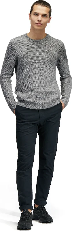 Men's Galway Crew Neck Sweater|-|Tricot à col rond Galway Homme Zippered Front Buttoned Front Snap Front