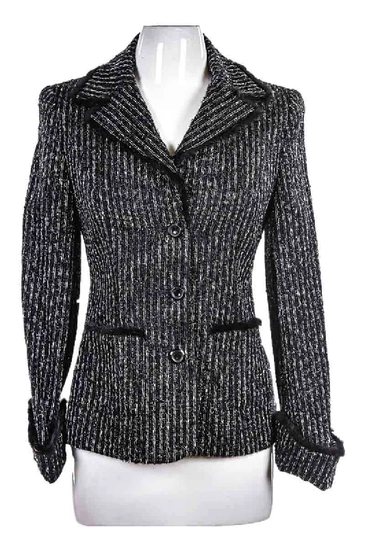 Vintage 90's Vera Nucci Blazer Women's Plaid Suit