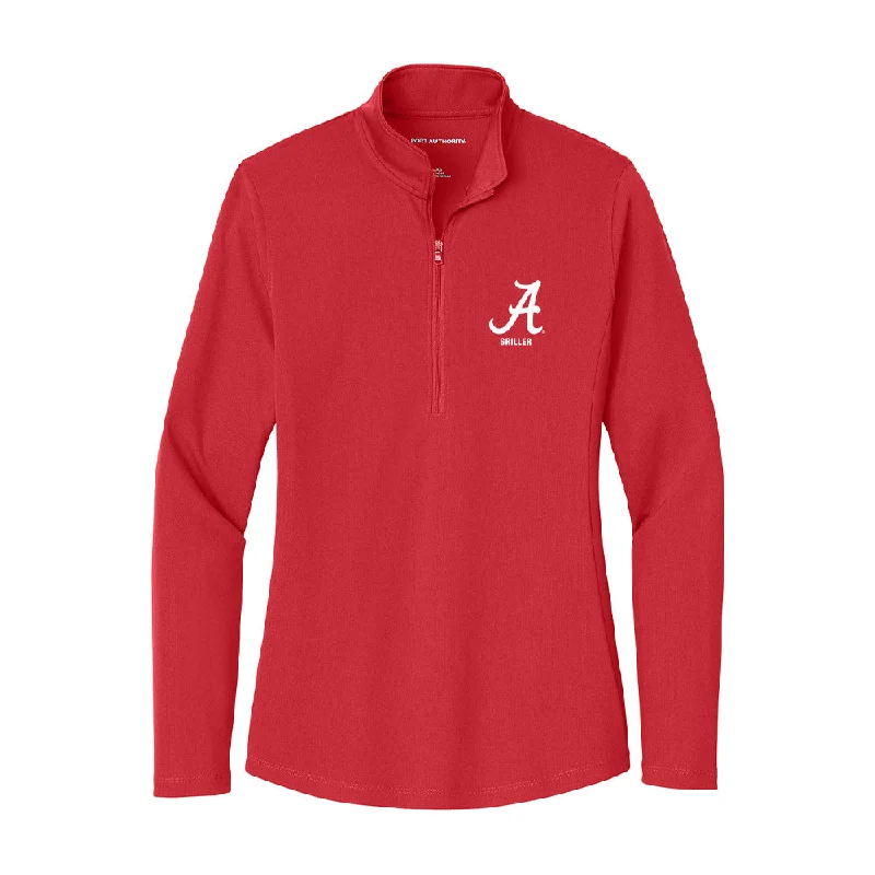 Alabama - NCAA Women's Rowing : Ivy Griller - Women's Lightweight Quarter Zip Jacket Tailored Jacket Straight Jacket A-Line Jacket